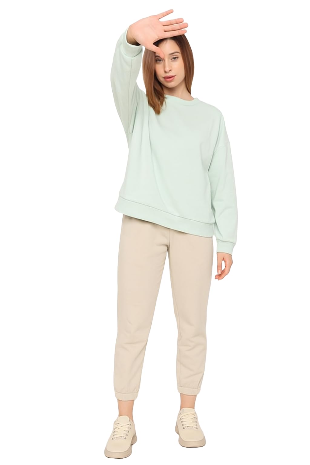 gap Women’s Regular Fit Solid Full Sleeves Round Neck Sweatshirt-picture-15