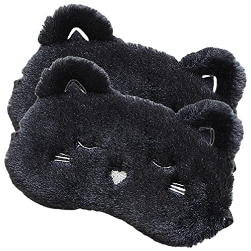 ORFOFE 2 piezas Antifaz para Dormir y Adultos Diseño de y Máscara Suave Opaca para Oficina y Siestas de Ojos Multifuncional para Descanso