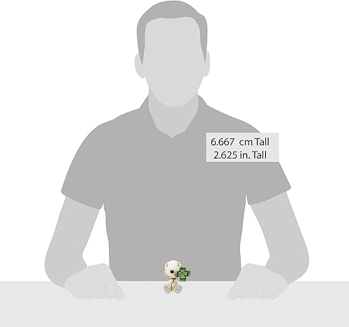 Miniatura 6 de Enesco Jim Shore Peanuts Snoopy con trébol Mini figura del día de San Patricio, 2.63 pulgadas de alto, multicolor