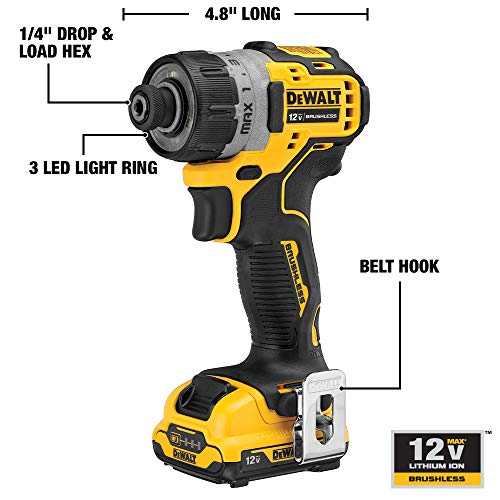 Cordless Screwdriver with LED Light