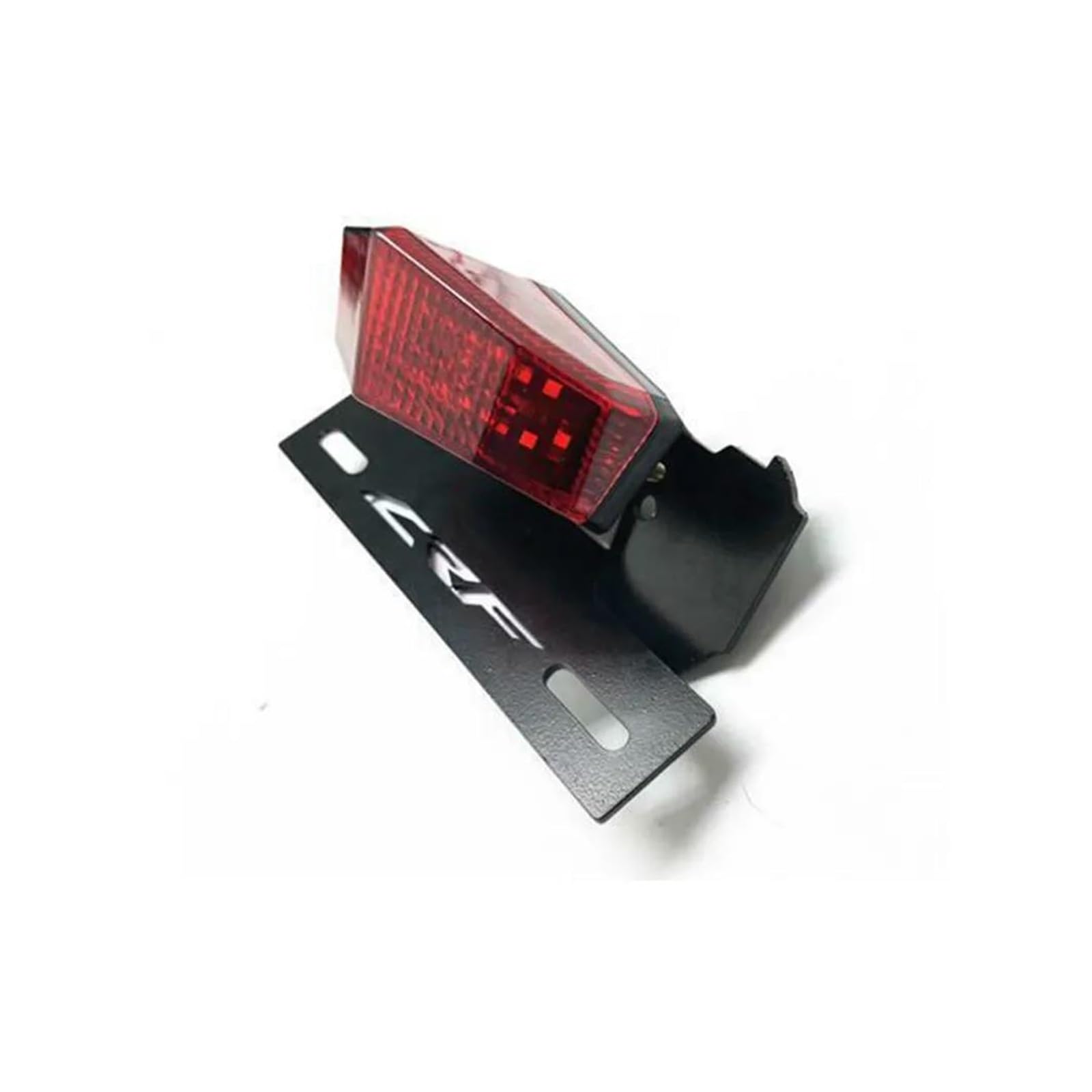 Accessoires CRF450L support de plaque d'immatriculation moto rouge avec clignotant