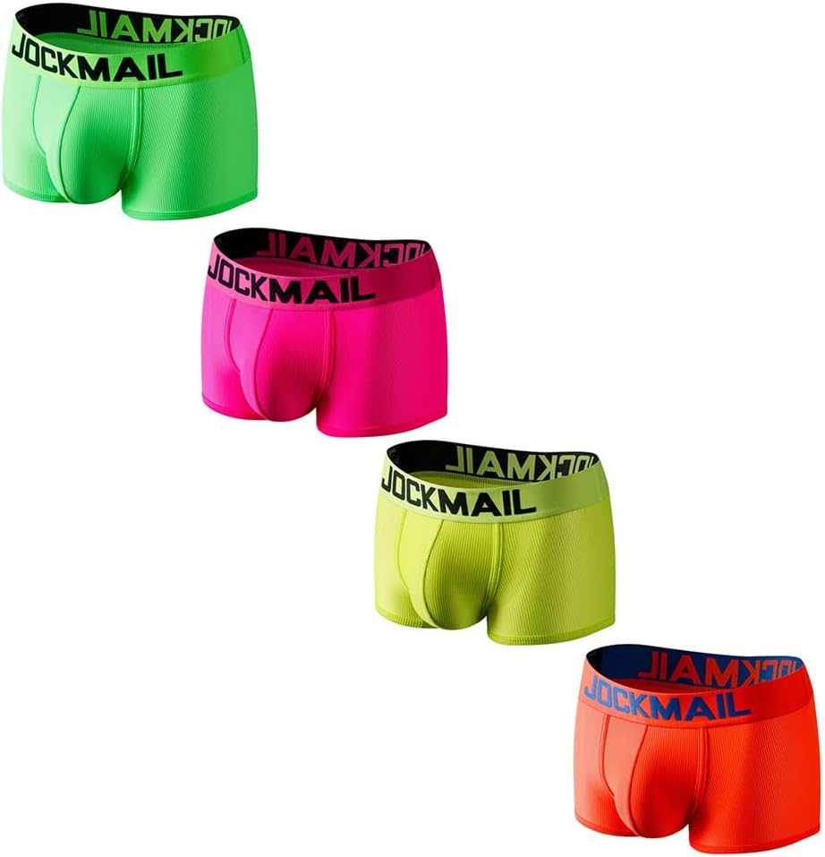 4pcs/Pack Mens Briefs Underwear Mesh Comfort Underwear Briefs Men Underpants