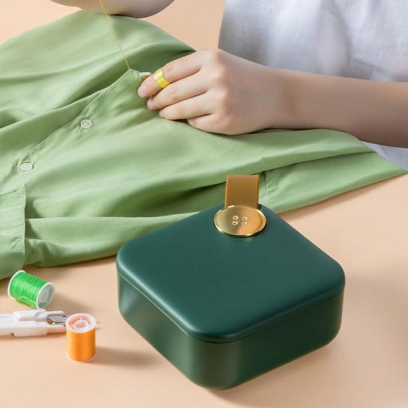 LWECMGSA PP Sewing Box Home Use Multi-Functional Portable Tool Needle Thread