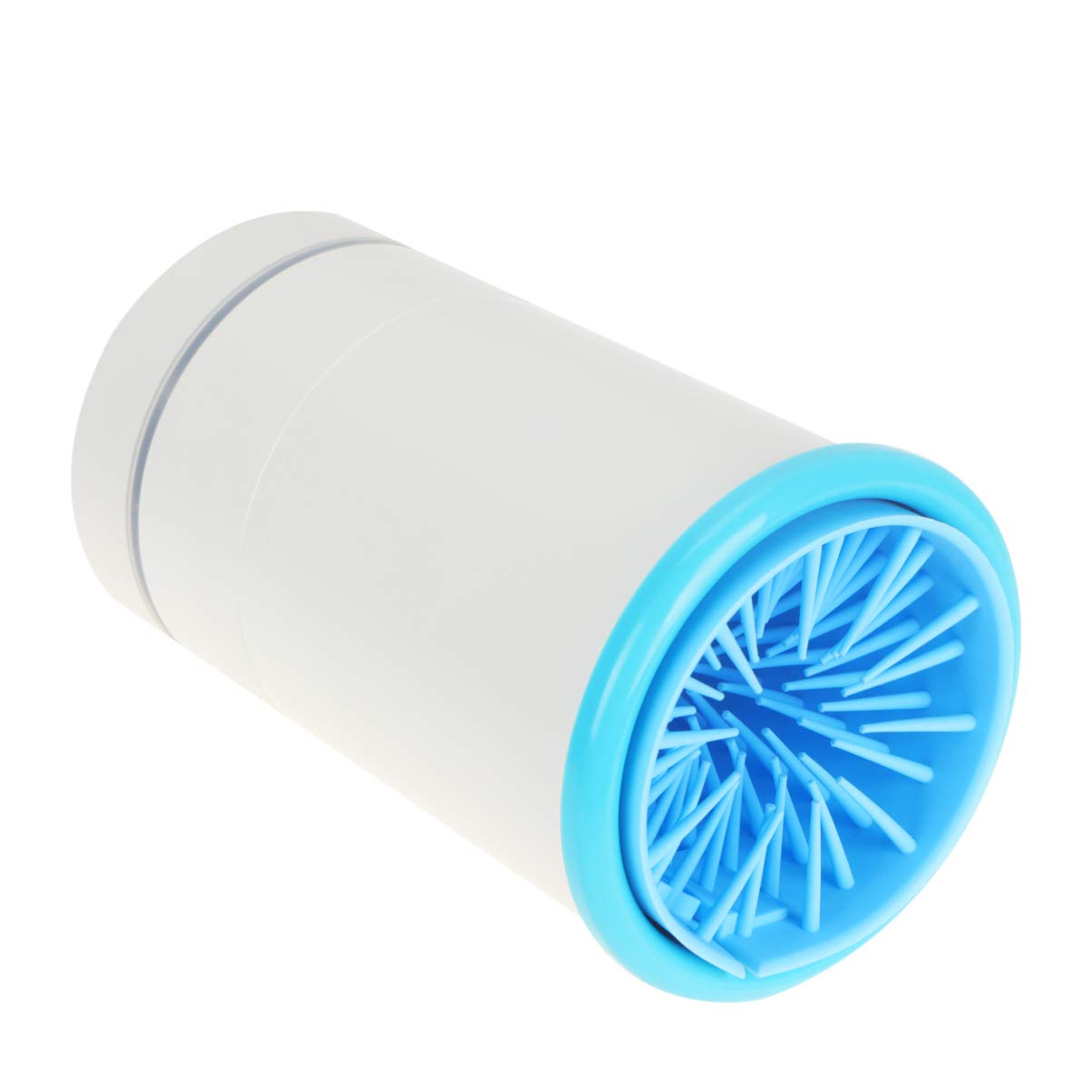 Przenośna szczotka do czyszczenia psów, łap psów, szczotka do czyszczenia, ładowanie przez USB, dla szczeniaków, kotów, masażu, pielęgnacja, brudne pazury S niebieski