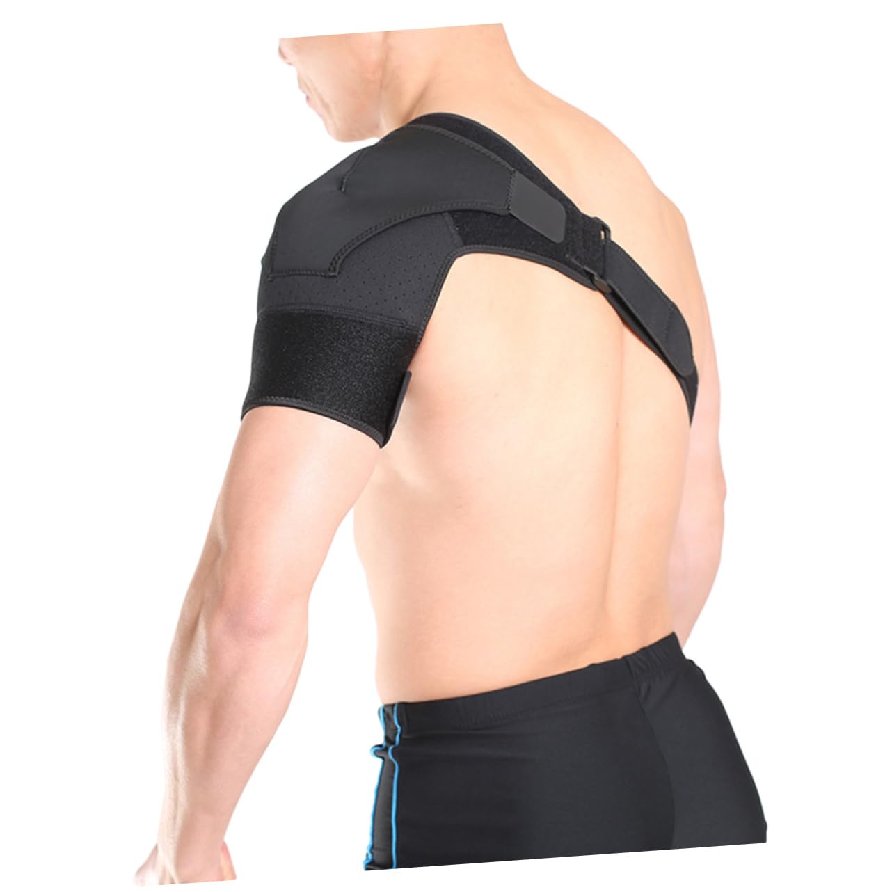 FOMIYES Shoulder for Dislocation Shoulder Support Pad Compression Breathable Black