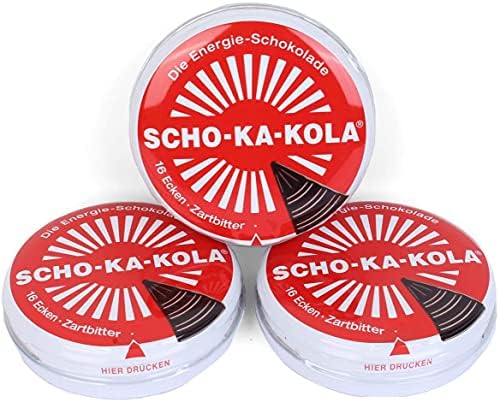 Scho-Ka-Kola Caffeine Chocolate (300G) - imported by DFB
