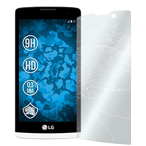 PhoneNatic 1 x Pellicola Protettiva Vetro Temperato Trasparente Compatibile con LG Leon Pellicole Protettive