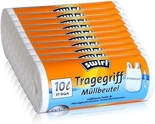 Swirl Fixierband-Müllbeutel 10 L Reißfest & Dicht