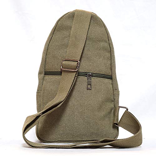 Mochila Nupouch Tahoe Day Pack Sling Verde miniatura 3