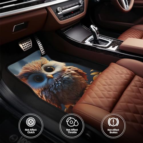 Tapis de sol de voiture imperméable avec talonnette