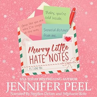 Merry Little Hate Notes Audiolibro Por Jennifer Peel arte de portada