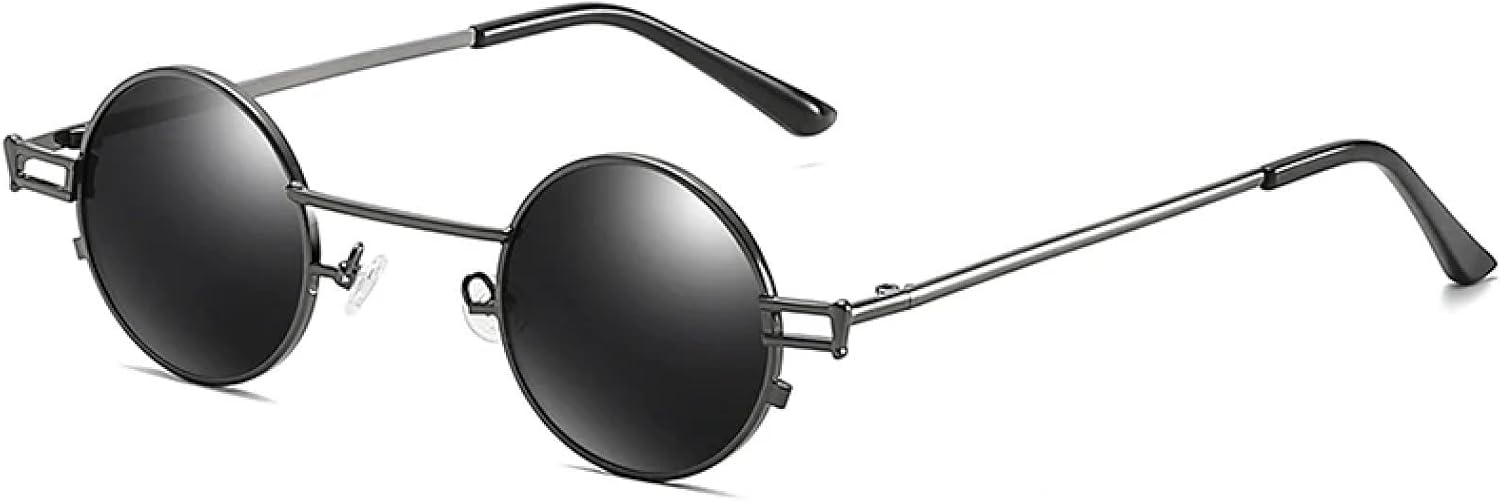 Street Fashion Small Round Glasses Men Women Stylish Frame Retro Steam Punk Glasses Shade