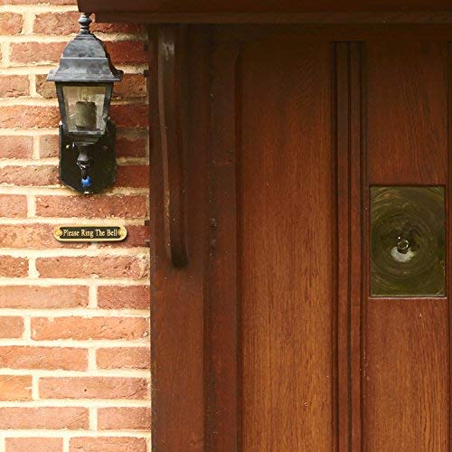 image for The Metal Foundry Ltd Please Ring The Bell Brass Door Sign. Traditiona