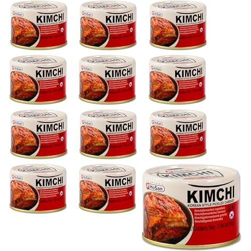 12er Pack HOSAN Kimchi koreanisch eingelegter Kohl [12x 160g] KIM CHI