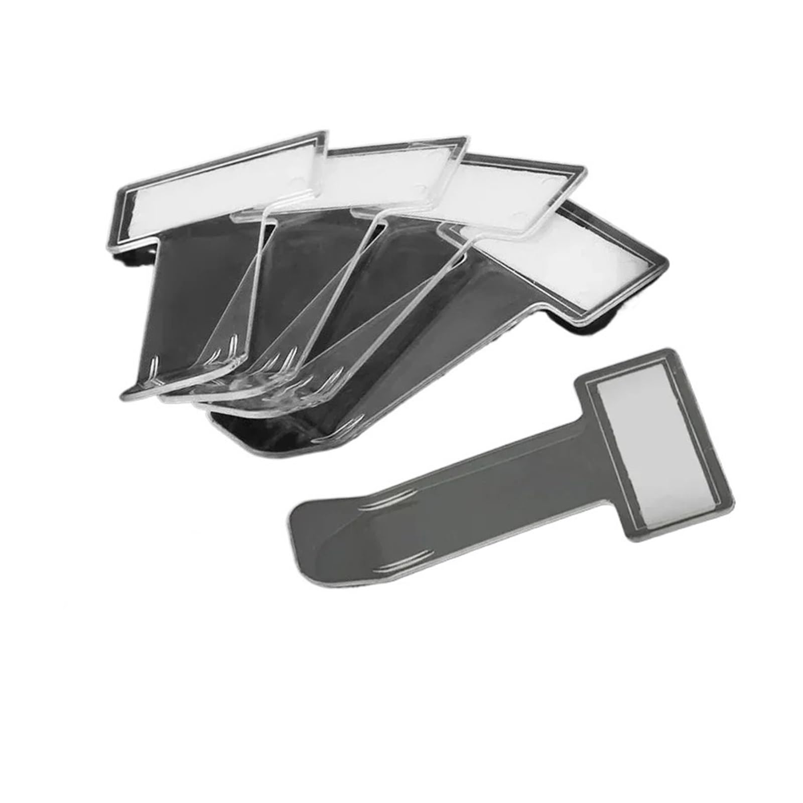 Kxfvyne 5Pcs Car Parking Ticket Clip Card Bill Holder Mount Fastener Organizer Styling Stickers Home Office