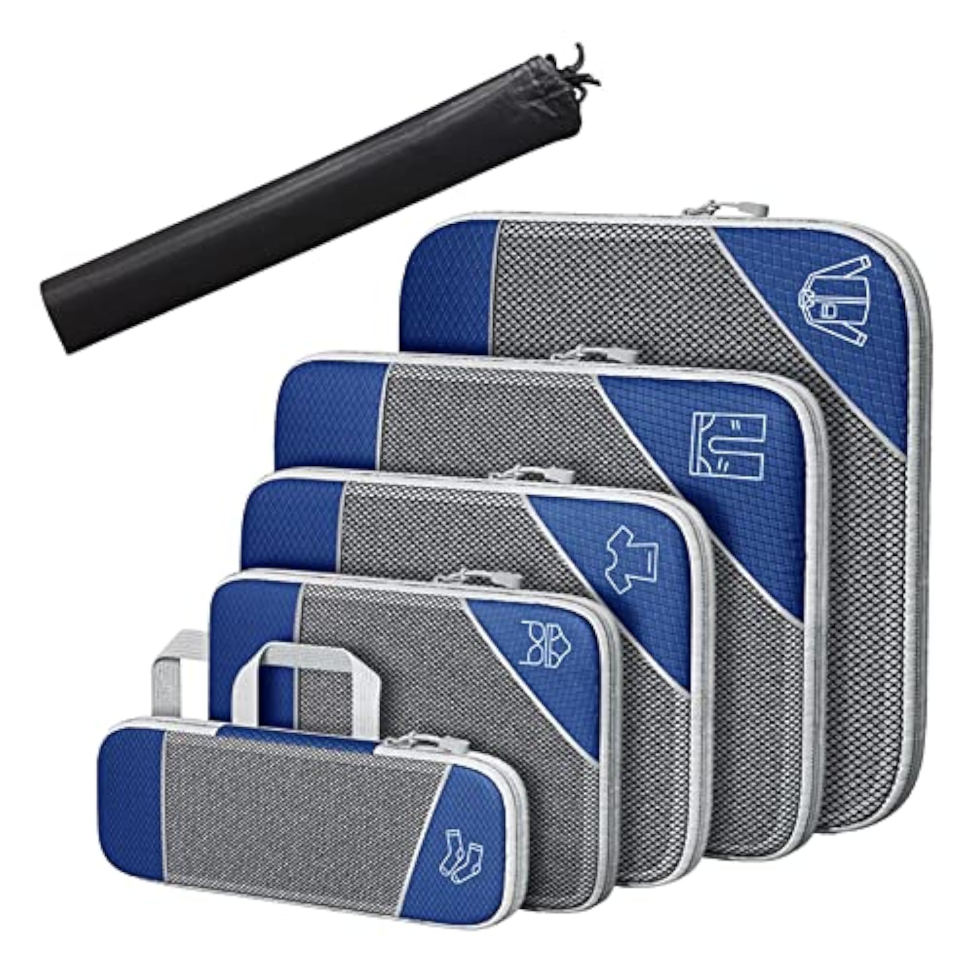 Portable Compression Packing Cubes for Travel Essentials
