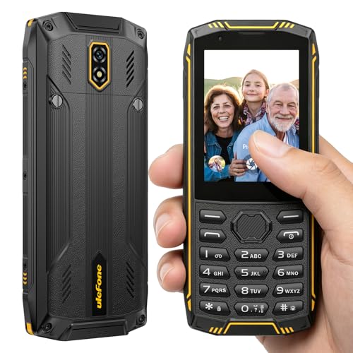 Ulefone Armor Mini 5 Basic Rugged Phone 2.8" Touch Screen, 1GB+8GB/64GB SD, 4G Unlocked Cell Phone, IP68/69K Waterproof & Drop-Proof, Removable 2500mAh Battery, 3 Card/FM/Dual Camea/Android 11