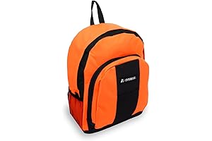 Hunting Backpack with Front and Side Pockets in Vibrant Orange
