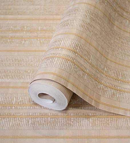 Papier peint vinyle texturé en relief ocre GAULAN 681663 pour une décoration murale chic - 4