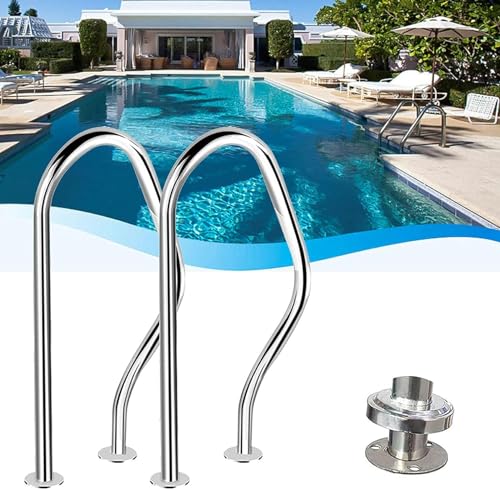 Main courante de piscine en acier inoxydable 304 au design épuré