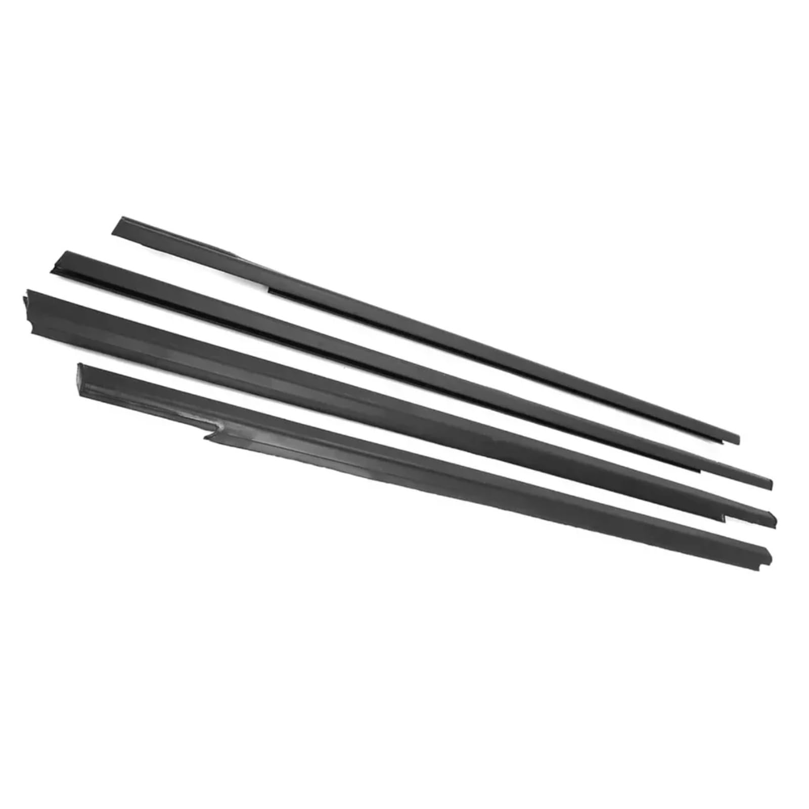 Glilar Black Automotive Window Seals Compatible With Peugeot 301 2013-2017 4Pcs Automotive Outer Window Weatherstrip Strip Moulding Sealing Belt(Black)