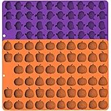 Halloween Silicone Mini Candy Molds, Mini Pumpkin Molds, Mini Ghost Molds, Silicone Treat or Trick M