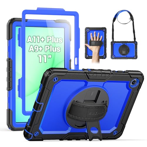 Image of SEYMAC Case for Samsung Galaxy Tab A11+ /A9+ Plus 11 inch, Dark Blue