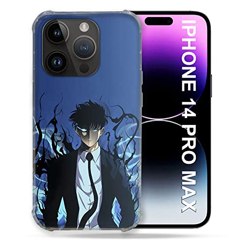 Coque iPhone 14 Plus Solo Leveling style manga pour fans de webtoon