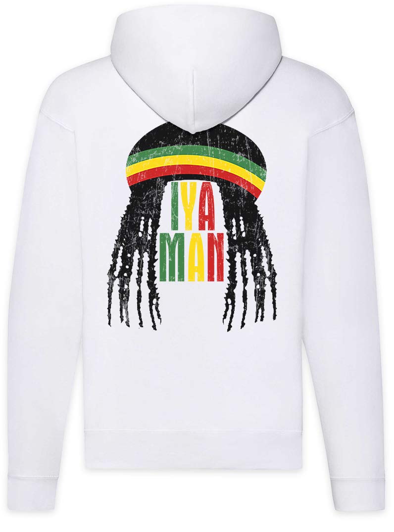 Urban Backwoods Iyaman I Felpa da Uomo con Cappuccio Zip Hoodie Zipper