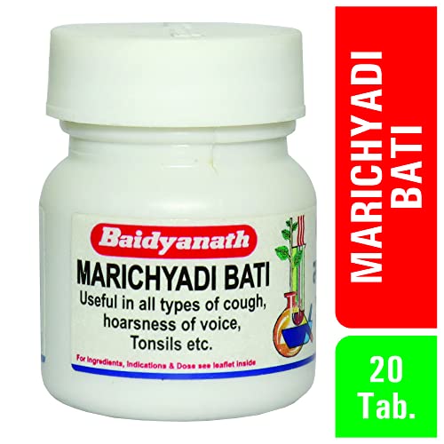Image of Baidyanath Asli Ayurved Marichyadi Bati-20 Tab (Pack Of 3)