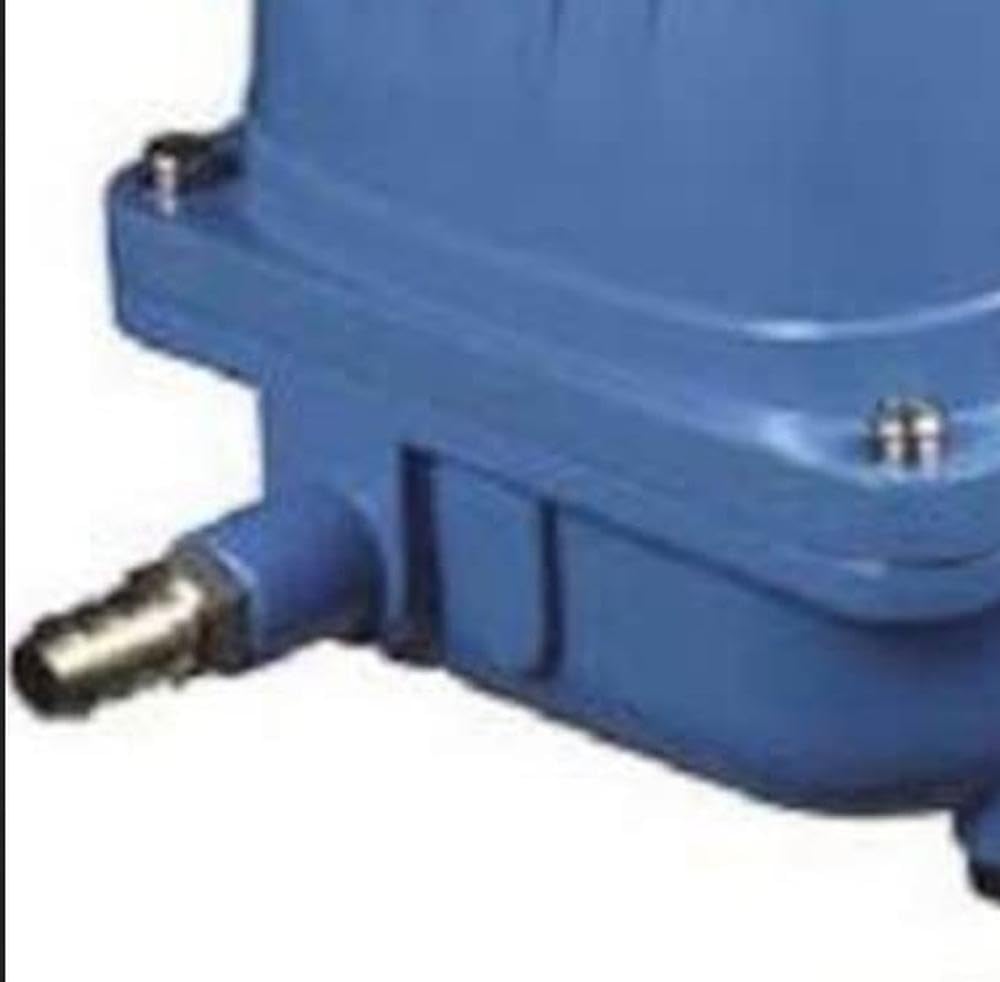 AquaForte AP-100 Luftpumpenset, Luftpumpe inklusive Ersatzmembranen 65 Watt, Kap. Bei 2 Meter 70 Liter Pro Minute, MAX. Förderhöhe 3,8 Meter, 3,6 kg, Ausgang 18 Millimeter