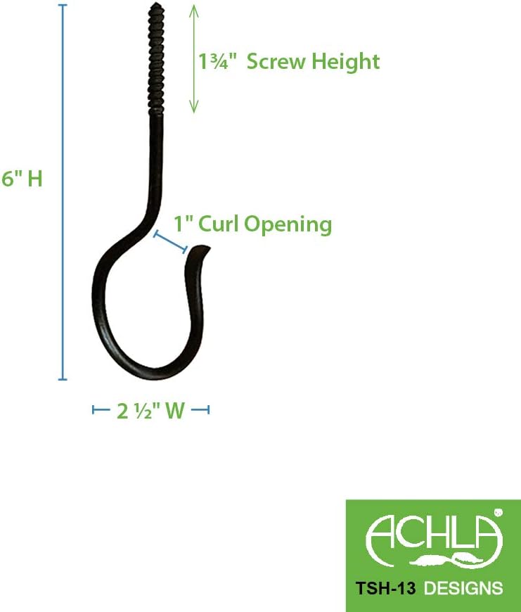 Ceiling Hook, 5-in 3-Pack