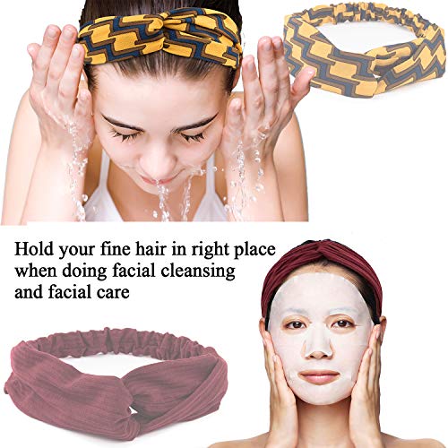 Eaone 16 Pcs Boho Headbands For Women, Fashion Headbands Floral Bandeau Head Bands Retro Elastic Hair Bands Criss Cross Twisted Head Wrap Gifts For Women, Mom On Christmas/Birthday #TOP3