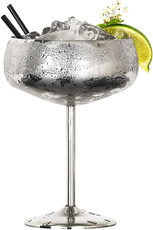 304 Stainless Steel Cocktail Glass 1pc Rose Juice Drink Wine Champagne Goblet Party Barware Kitchen Tools 1pcs