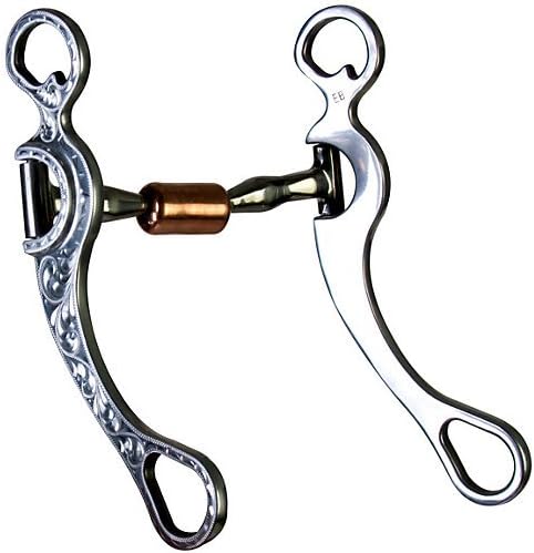 Western AL Engraved Mullen Roller Long Shank Bit