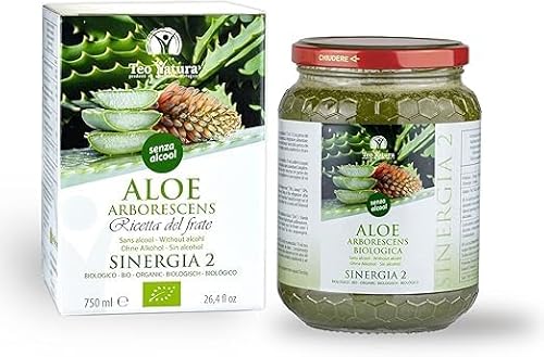 Aloe Arborescens SINERGIA 2 Ricetta di Padre Zago senza alcool 750 ml bio