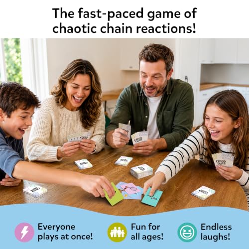 Image of Skillmatics Card Game - Crossover, Fast-Paced Connection Cards for Kids, Teens & Adults, Quick Thinking, Fun Family Game Night & Party Favourite, Gift for Ages 7, 8, 9 & Up, 2-8 Players