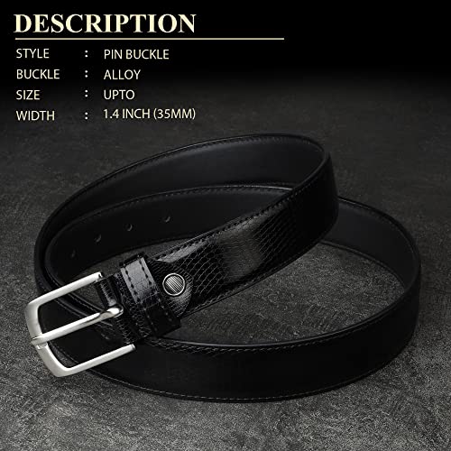 Image of ZORO Men' PU Leather Belt, (Black,Brown,Tan)