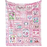 Material ：The axolotl blanket is made of handpicked flannel fabric to ensure soft, cozy and excellent warmth. Our blankets can bring you right warmth and lightweight experience. Versatile Use : This axolotl blanket is light weight and portable, which...