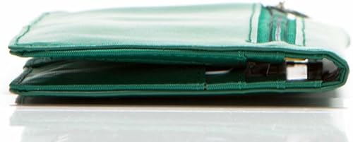 Miniatura 9 de Big Skinny Billetera delgada de cuero para mujer, con capacidad para hasta 40 tarjetas