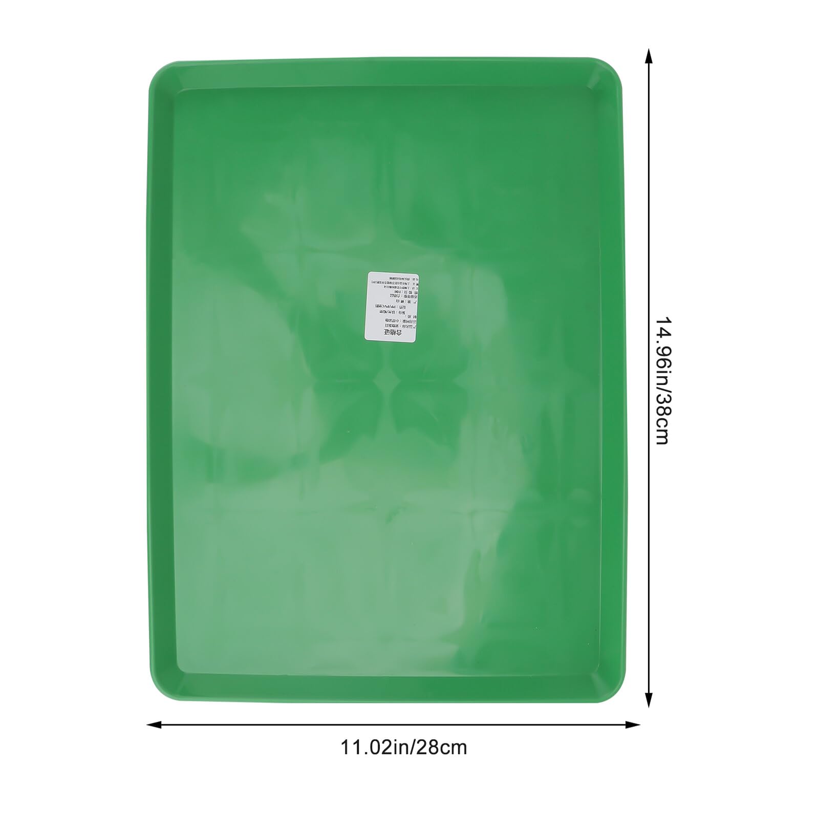 Fondo per Gabbia Coniglio Vaschetta Pet Tray in Plastico Verde Resistente a Usura e Macchie per Gabbia di Animali Domestici