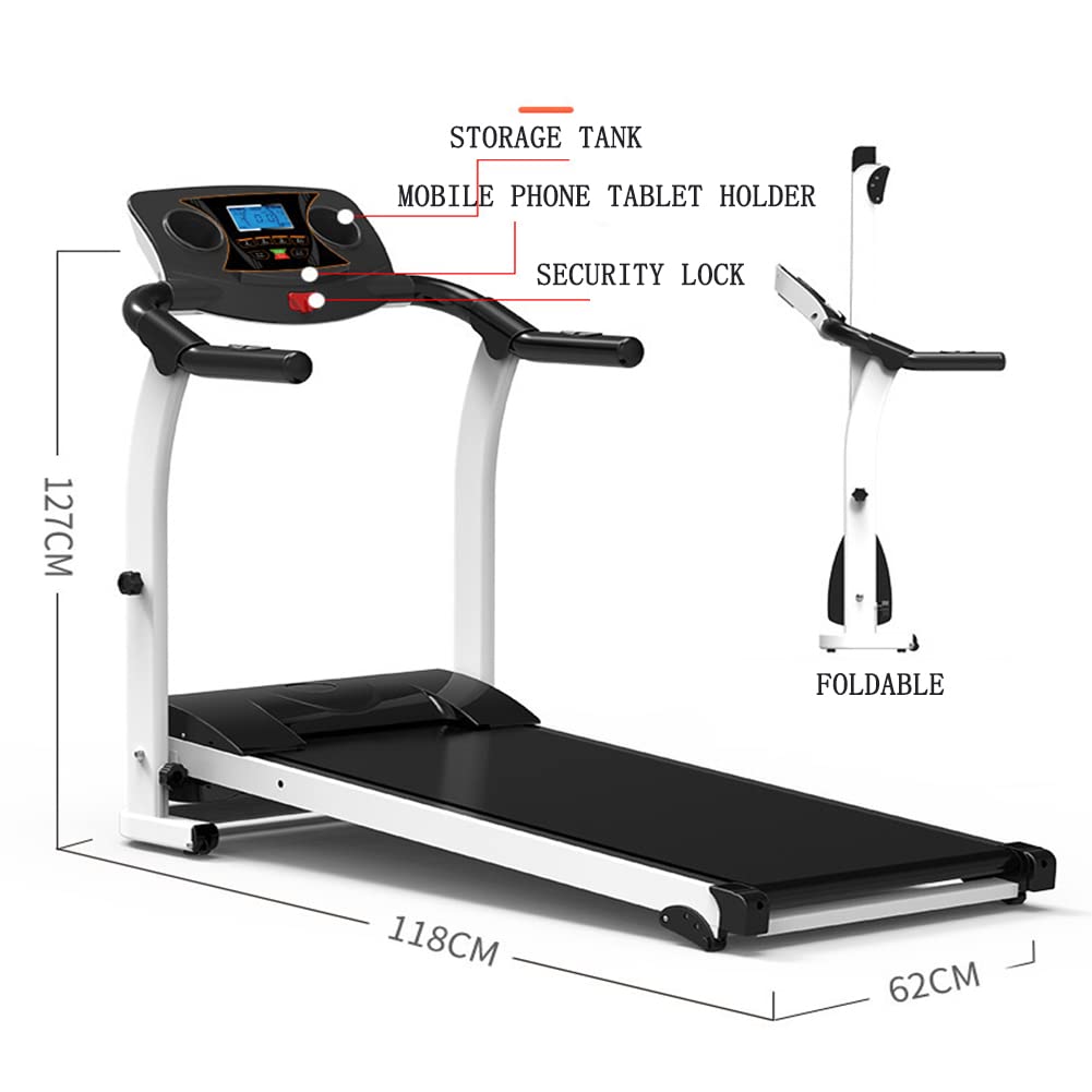Amazon | 家庭用電動トレッドミル、傾斜付き折りたたみ式トレッドミル