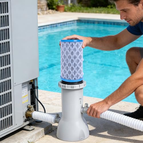 Filtration de pompe de piscine réutilisable cartouche de remplacement