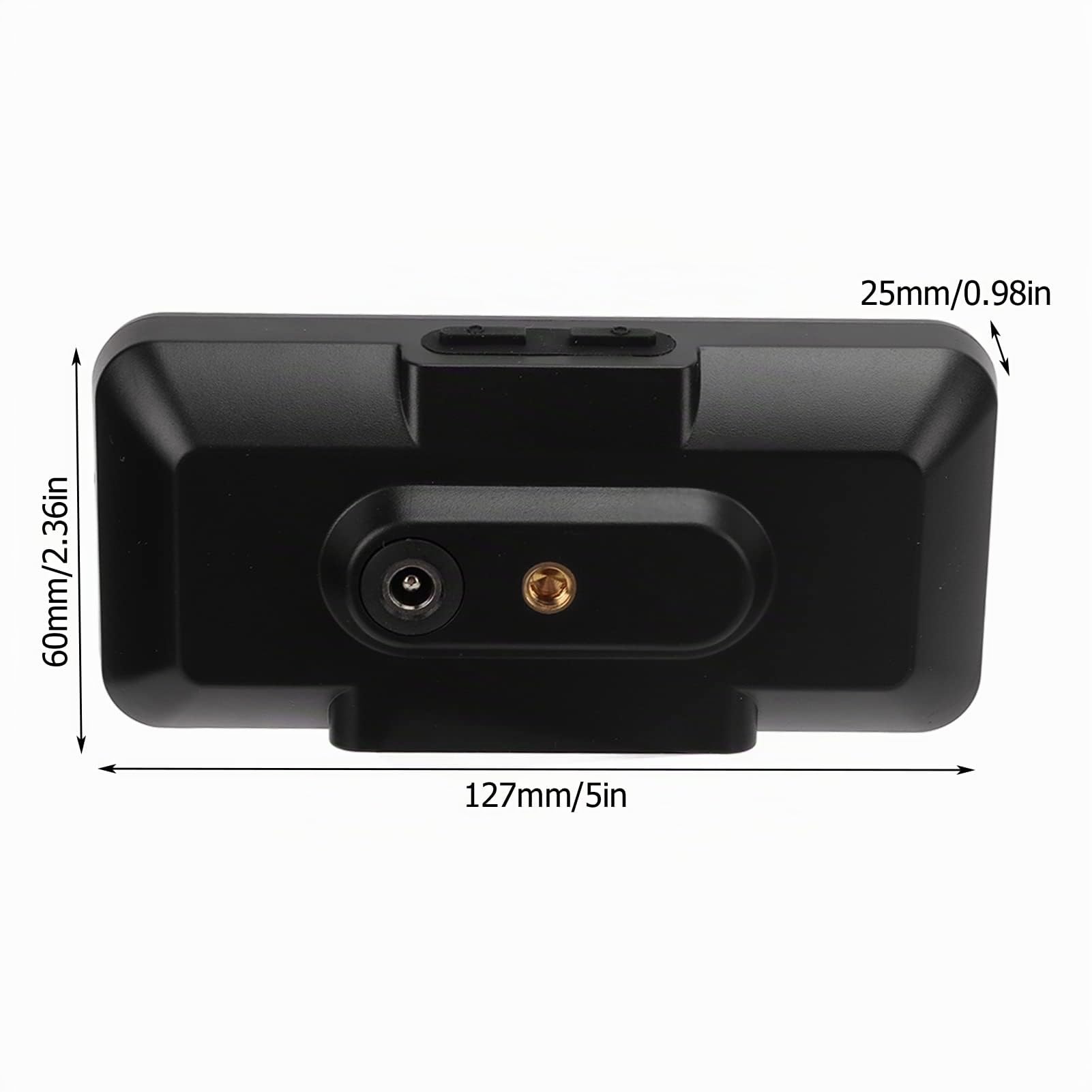 AMONIDA Inclinomètre numérique de voiture, inclinomètre de voiture universel DC11.5V-30V inclinomètre d'angle numérique HUD haute résolution pour automobile (noir)