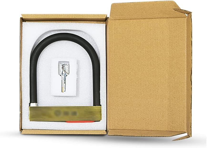 Heavy Locks Bike U-Lock Security Security Lock Waterproof Bicycle U-Shaped Secure Lock for E-Bike, Motorcycle, Shop Doors U-Locks for Bicycles