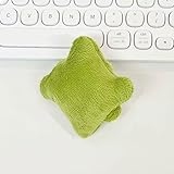 1 piece Wrist Support Mouse Pad Small Pillow with Elastic Band Anti-Wear Design for Keyboard Typing, Mouse Use, Office Desk, Travel, Dark Green