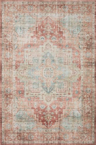 Tapete decorativo Heidi Collection Terracotta Aqua 70x114 cm
