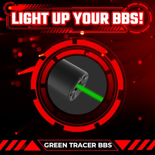 Image of ACETECH Airsoft Tracer Unit 14mm CCW Negative Thread Glow in The Dark LED Lighting Effect Supports Green BB ONLY (AT1000)