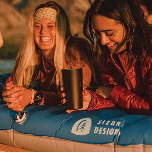 Sierra Designs Queen Campaign Air Mattress | Air Bed for Car Camping and Travel | Full TPU Construction Means no Harmful or Toxic Materials | Includes Battery Operated Pump of Easy Fast Inflation | by Sierra Designs - Used condition - Image 6
