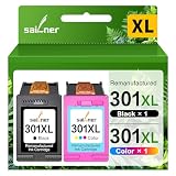 hp officejet 4500 cartouche compatible Sailner 301 XL Reemplazo de Cartucho de Tinta Impresoras para HP 301 XL 301XL para HP Envy 4500, HP Deskjet 2540